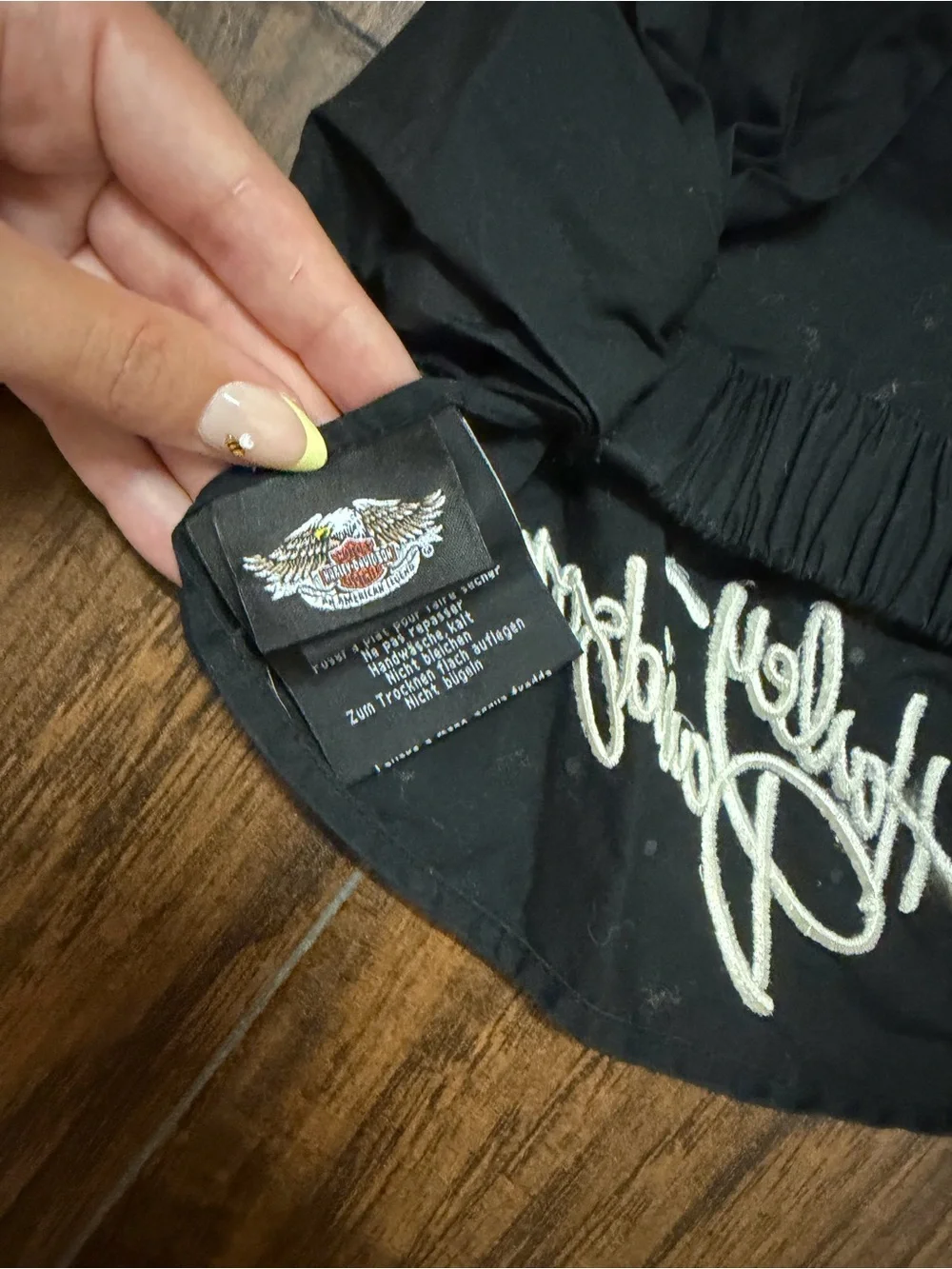 Harley Davidson hair cap
